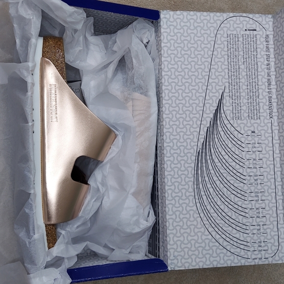 Birkenstock Arizona BS Chrome Soft Footbed Womens Size 6 Brand New With Tags - Picture 16 of 16